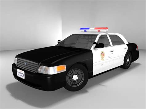 LAPD Police Car Persp View by EVOV1 on deviantART