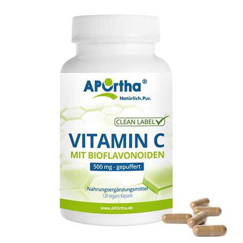 Aportha Vitamin C Kapseln Mg Gepuffert St Shop Apotheke