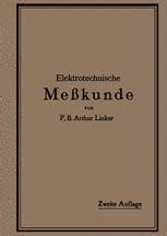 Elektrotechnische Meßkunde SpringerLink