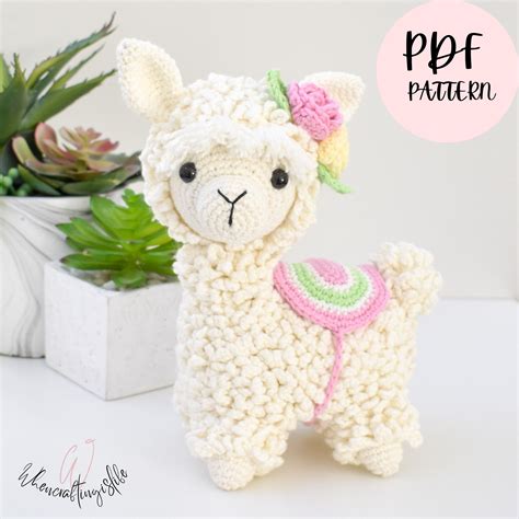 CROCHET PATTERN Miss Aviana The Alpaca Etsy UK