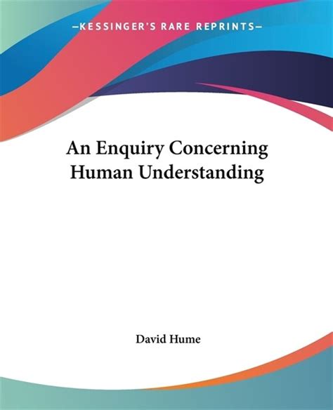 An Enquiry Concerning Human Understanding Paperback