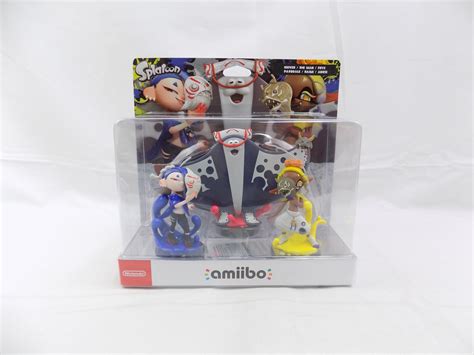 Boxed Brand New Nintendo Amiibo Deep Cut Set Shiver Big Man Frye