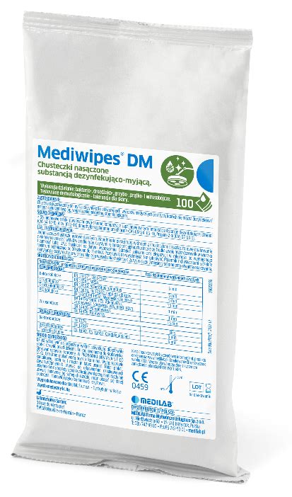 Chusteczki Bezalkoholowe Mediwipes Dm Szt Flow Pack Medical Depot