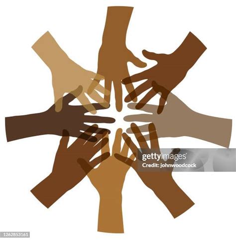 Multicultural Hands In A Circle Photos and Premium High Res Pictures ...