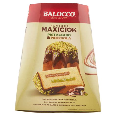 Balocco Pandoro Maxiciok Pistacchio Nocciola G Nonpesa It