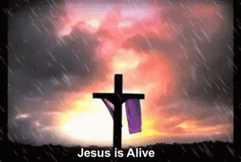 Jesus Is Alive Cross GIF - Jesus Is Alive Jesus Cross - Discover ...