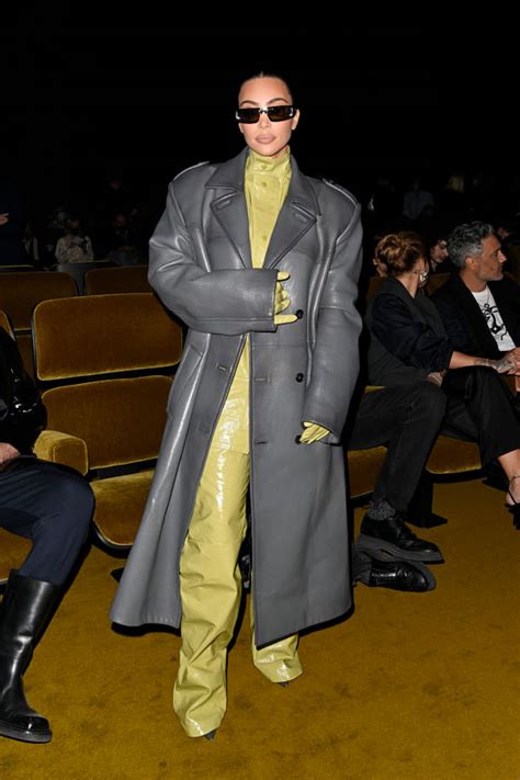 Front Row Kim Kardashian At Prada Fashion Show Tom Lorenzo