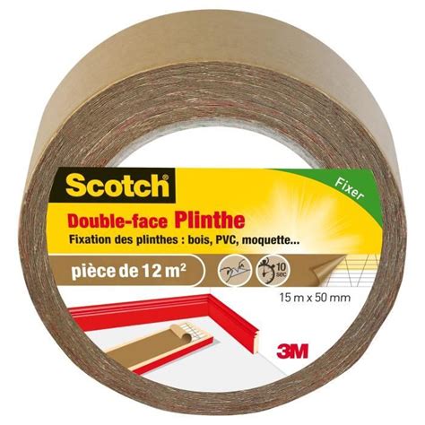 M Scotch Double Face M X Mm Plinthe Cdiscount Bricolage