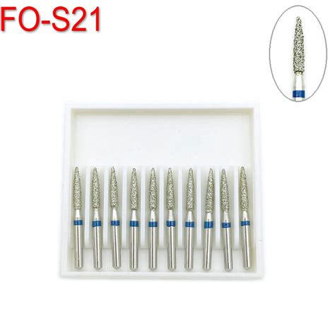 Pcs Pack Dental Burs Diamond High Speed Drills F Grandado