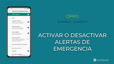 Activar O Desactivar Las Alertas De Emergencia Oppo Android