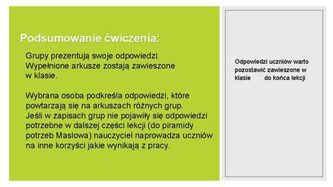 Praca Jako Warto Scenariusz Lekcji Doradztwa Zawodowego W