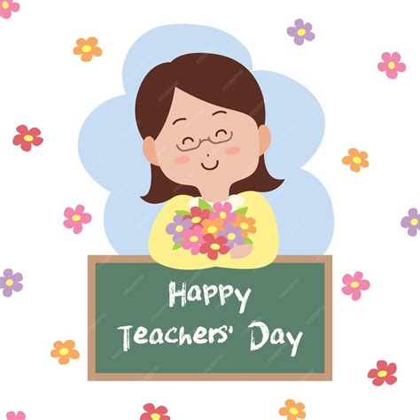 Premium Vector Teachers Day Greeting Vector