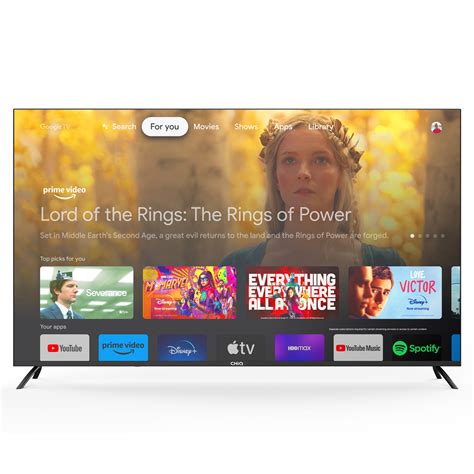 CHIQ 58 LED 4K Google Frameless TV U58G7PG Buy Online With Afterpay