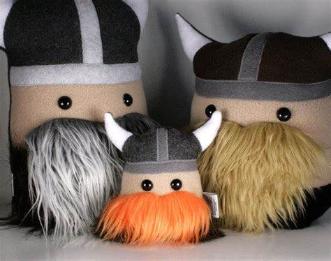 Mini Magnus The Little Viking Warrior Plush Friend By Saint Angel