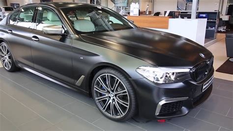 Bmw M550d Xdrive Frozen Black Limited Edition In Esclusiva Da Lario