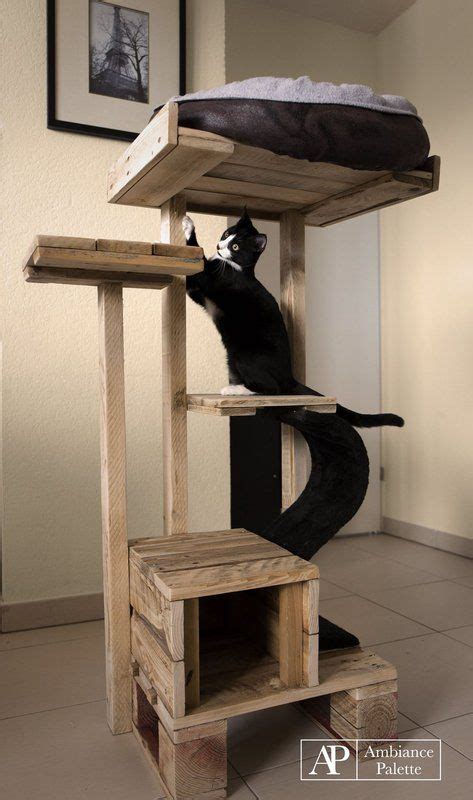 Kit Pour Chats Fabriqués Avec Des Palettes Fabriquer Arbre A Chat