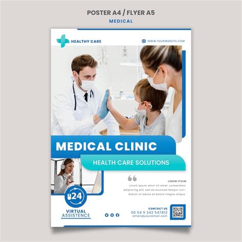 Premium Psd Healthy Medical Poster Design Template