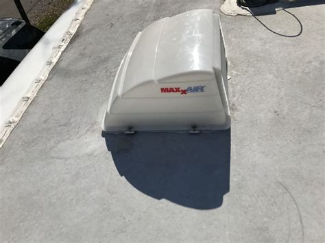 Maxxair Standard Roof Vent Cover 20 X 19 X 9 1 2 Translucent White Maxxair Rv Vents And