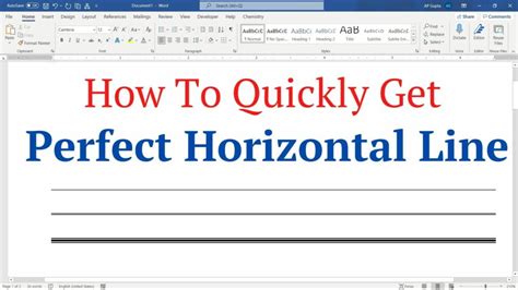 Simple Trick To Insert Horizontal Line In Word Pickupbrain Be Smart