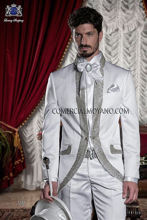 Bespoke White Wedding Suit Style 1281 Mario Moreno Moyano Trajes De