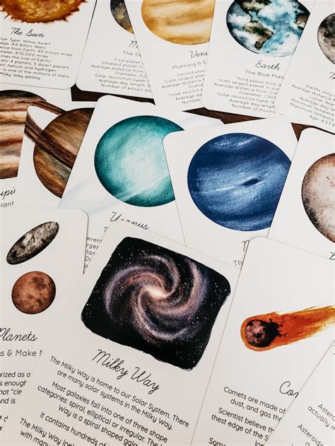 Our Solar System Flashcards - Etsy