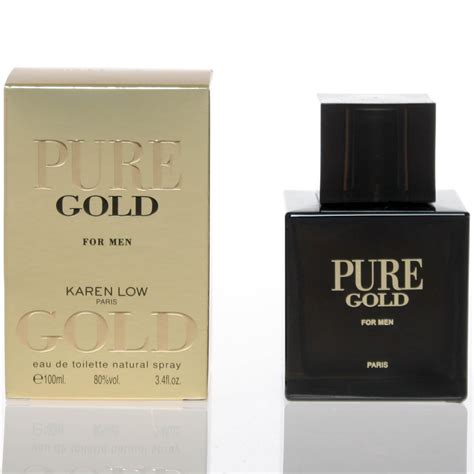 Pure Gold By Karen Low 33 34 Oz Edt Cologne Spray For Men Nib Sealed Ebay