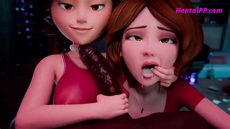 Cass y Helen chupan una gran polla en un trío Hentai 3D XNXX