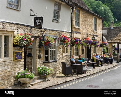 Castle Inn Hotel In The Picturesque Village Of Castle Combe Wiltshire