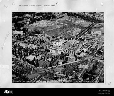 Massachusetts Boston Aerial Photograph Stock Photo Alamy