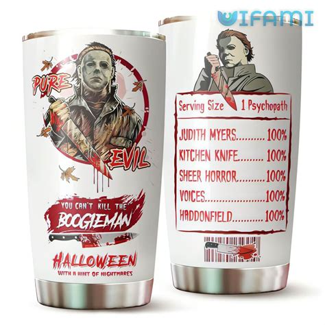 Halloween Horror Character Gift Michael Myers Tumbler Personalized