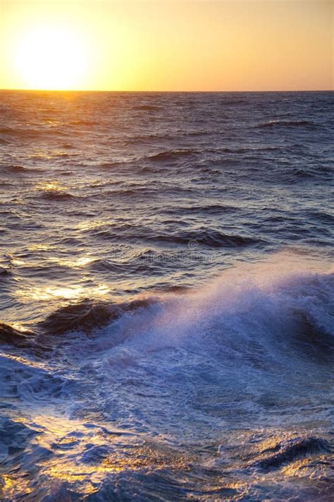 Ocean Wave At Sunrise Stock Photo Image Of Beauty Asian