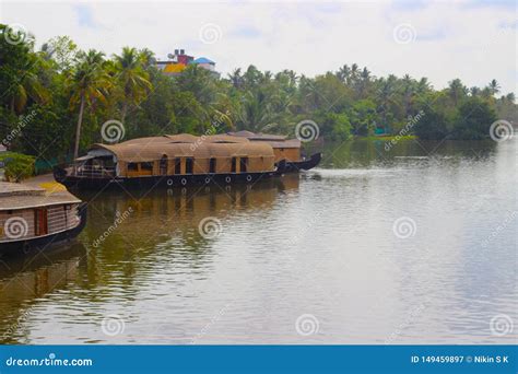 Traditional Kerala House Boat Tourism Stock Image - Image of tourist ...