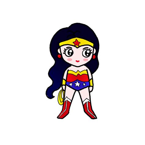 How To Draw Wonder Woman Step By Step Easy Drawing Guides Drawing