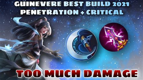 GUINEVERE BEST BUILD 2021 PENETRATION AND CRITICAL DAMAGE LADY CRANE