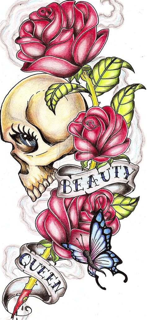 Beauty Queen Skull On Deviantart