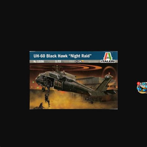 Jual Italeri Uh Black Hawk Night Raid Skala Kota