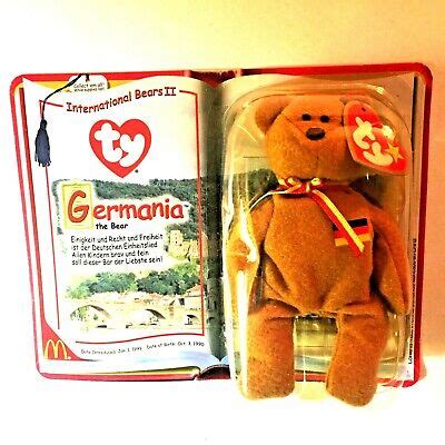 Ty International Bears II Teenie Beanie Babies 2000 Germania The Bear