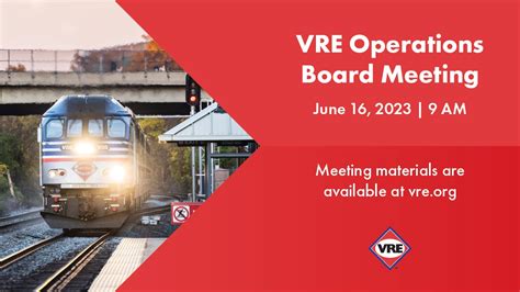 Virginia Railway Express On Twitter The Board Will Consider Referring