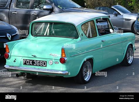 A Customised Ford Anglia From The 1960s Stock Photo Alamy