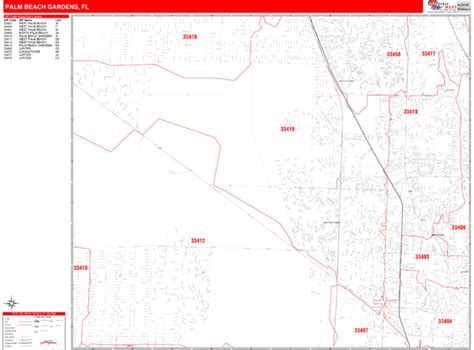 Palm Beach County Zip Code Map Printable