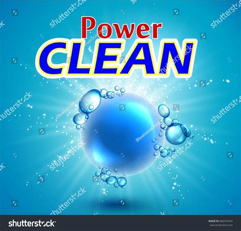 Packaging Design Template Washing Powder Super Stock Vector Royalty