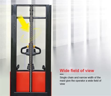 Vlift 1 5ton 3000mm Stacker 48V85ah Battery High Motor Power China