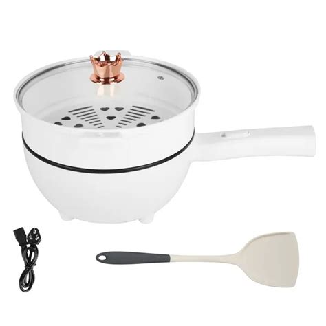 Dropship Electric Hot Pot Non Stick Frying Pan Portable Rapid Noodles Cooker With Long Handle