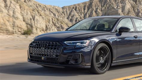 2022 Audi A8 Color Firmament Blue US Spec Front