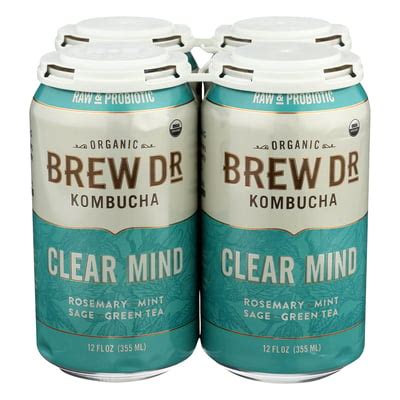 Brew Dr Kombucha Brew Dr Kombucha Kombucha Organic Clear Mind