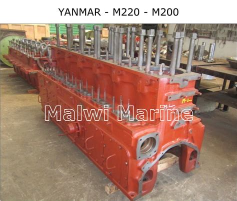 Yanmar Cylinder Block M220 M200 Malwi Marine