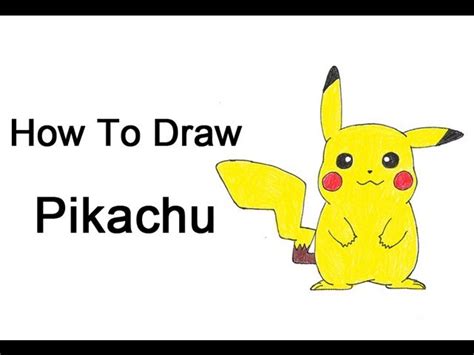 Top 157 How To Draw Pikachu Cartoon Delhiteluguacademy