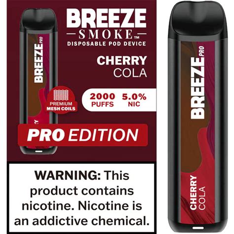 Breeze Smoke Pro Edition 2000 Puff Disposable 6mL Vape Puffer