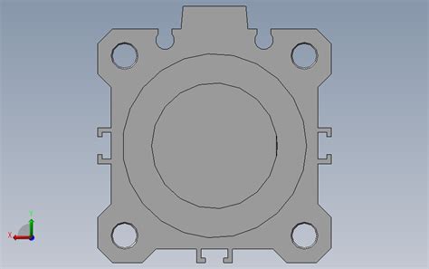 气缸cq2a40 40dm Solidworks 2014 模型图纸下载 懒石网