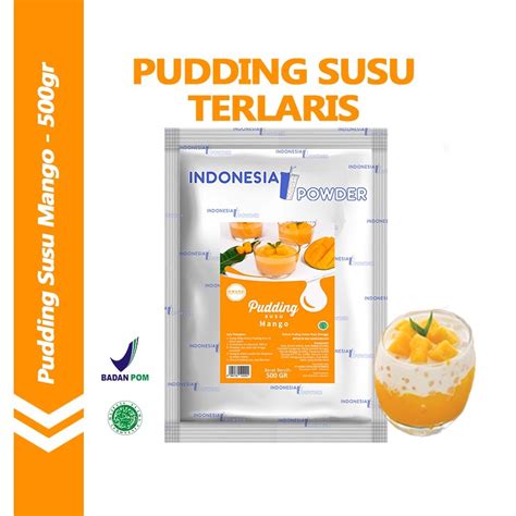 Jual PUDDING Pudding Susu Mix Gula Rasa Mangga Mango 500 Gr Puding